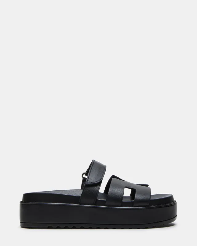 BIGMAYVEN BLACK LEATHER sold by Steve Madden