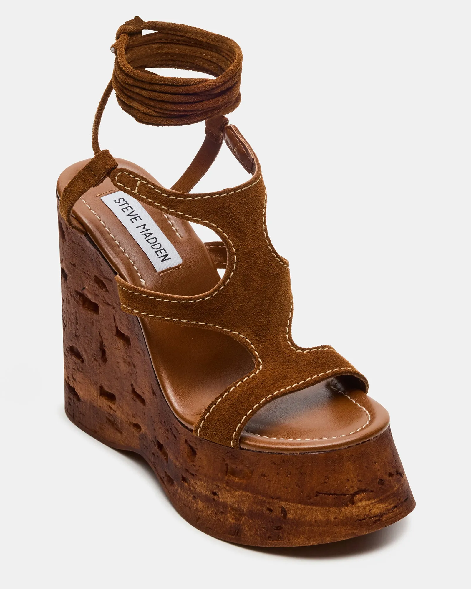 WHIMSY COGNAC SUEDE sold by Steve Madden product image thumbnail 2