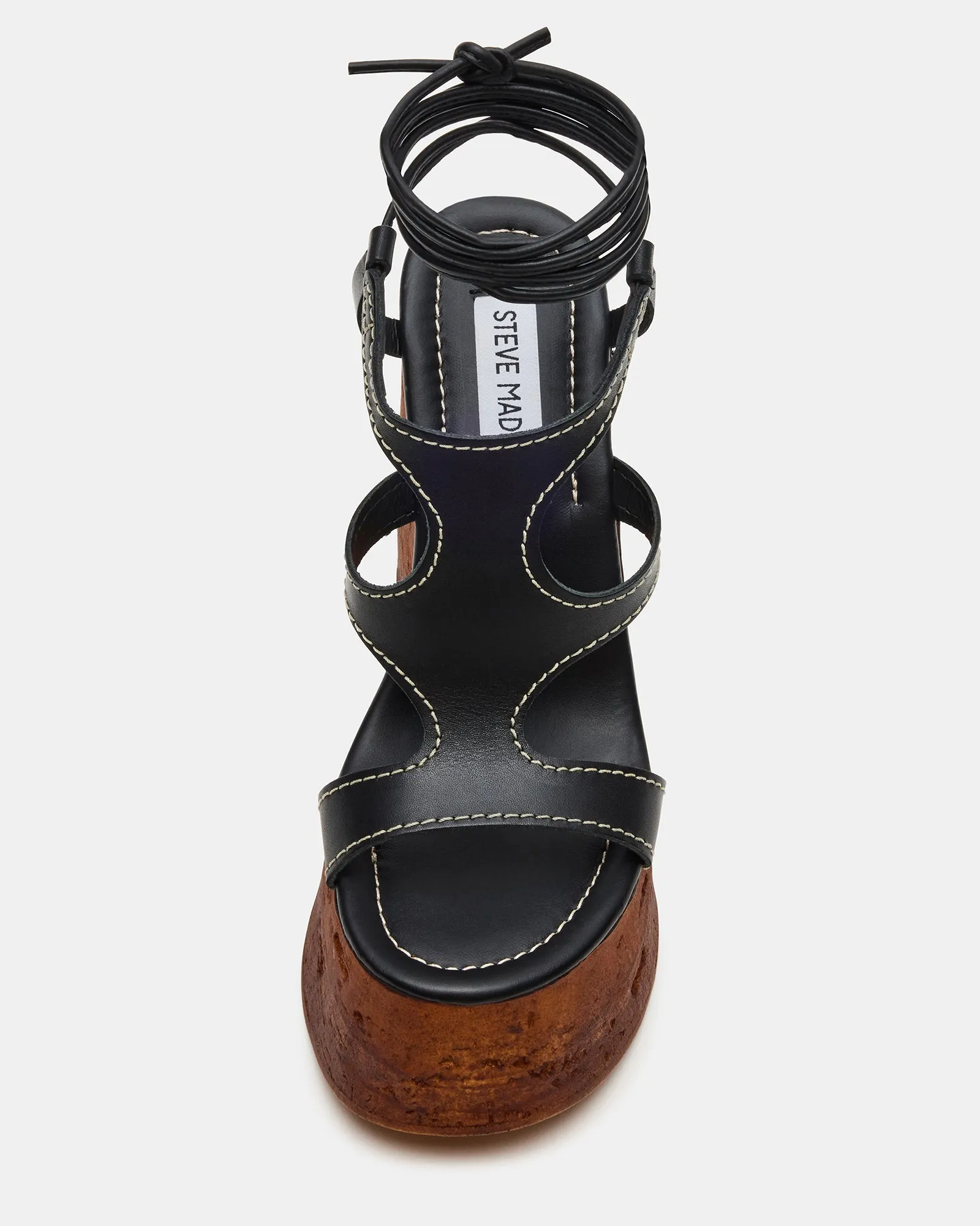 WHIMSY BLACK LEATHER sold by Steve Madden product image thumbnail 4