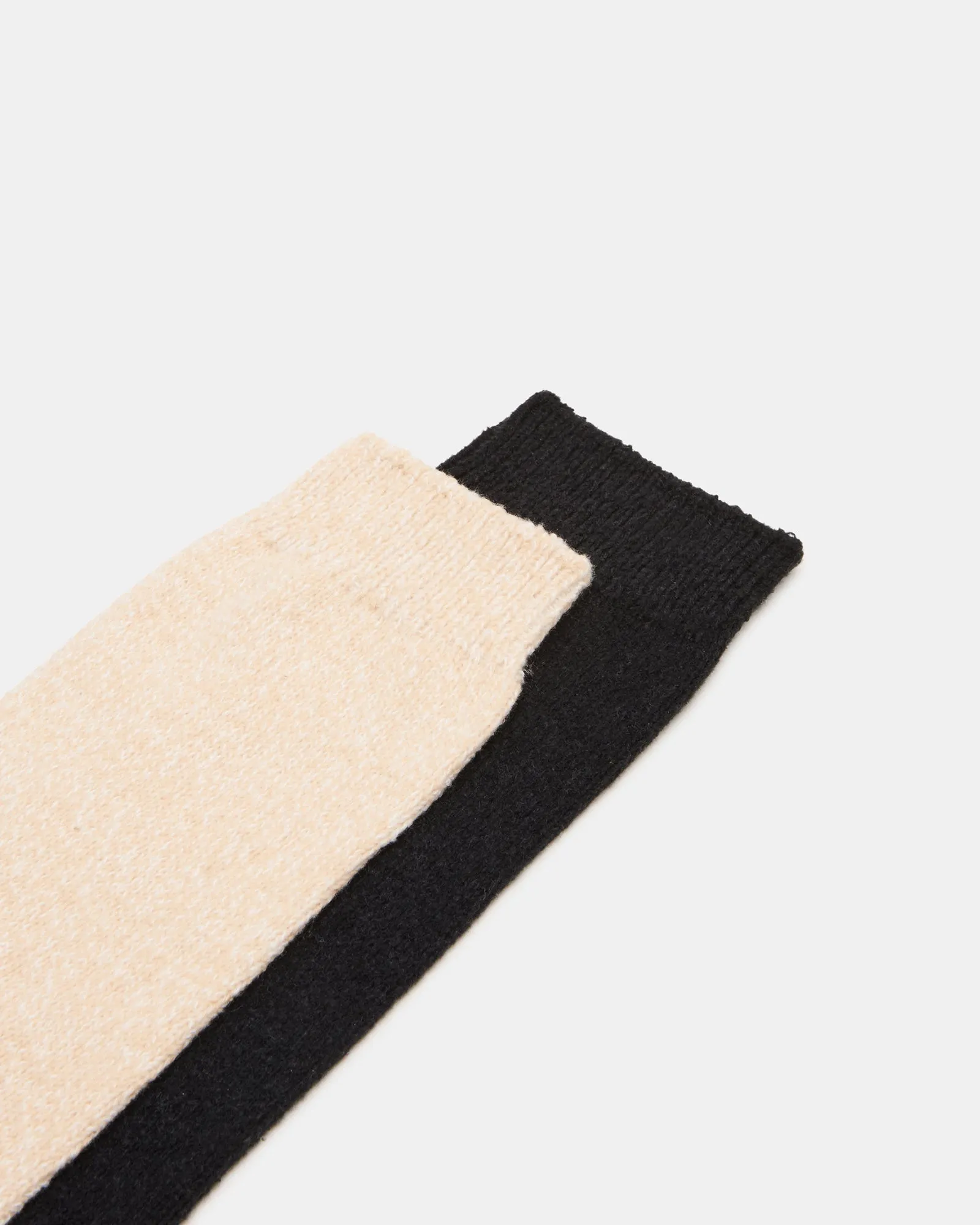 KNEE HIGH SOCKS BLACK/TAN sold by Steve Madden product image thumbnail 2