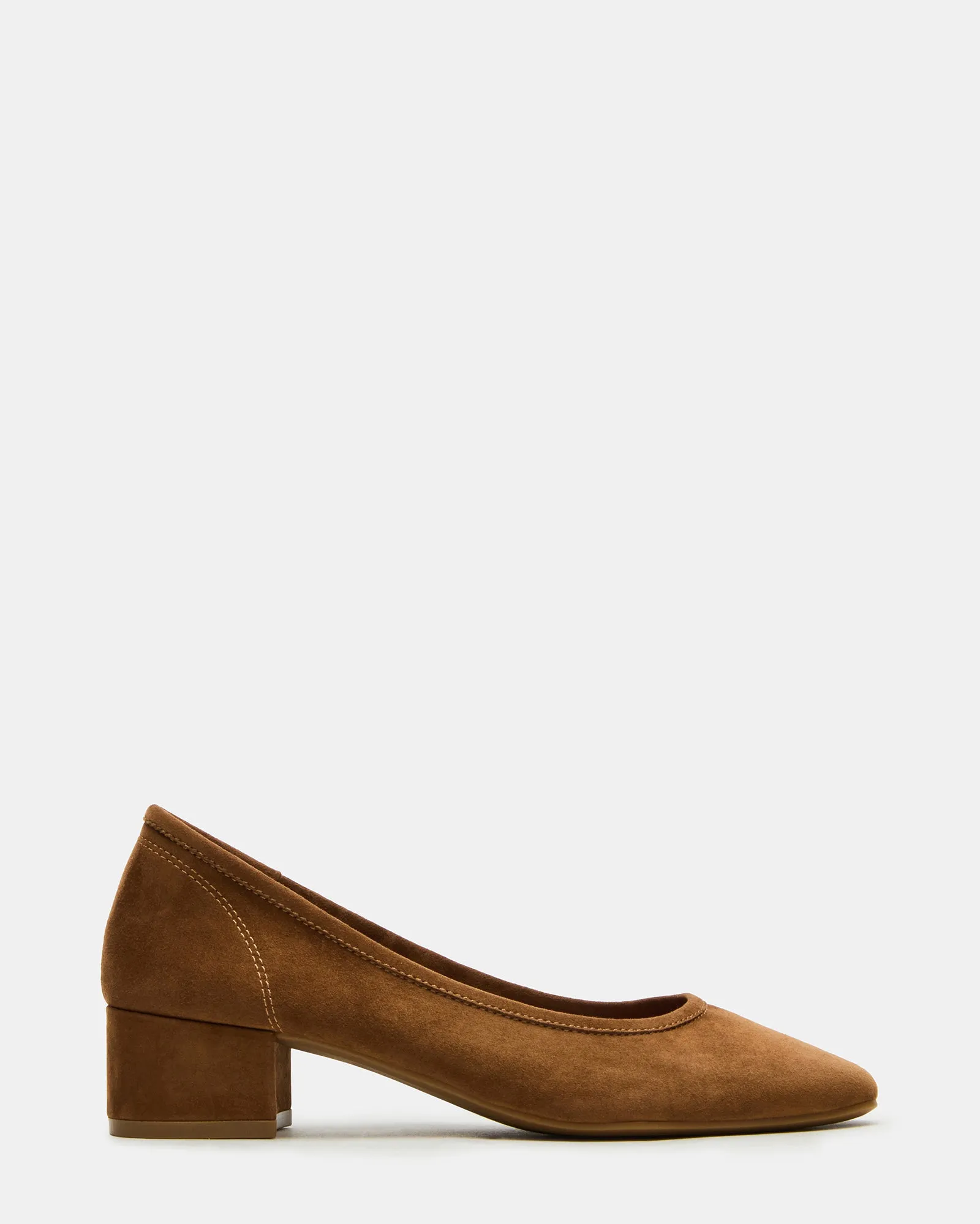 MOLLIE CHESTNUT SUEDE sold by Steve Madden
