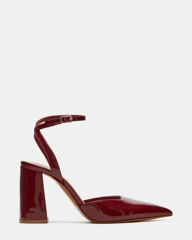 MATTEA WINE PATENT sold by Steve Madden