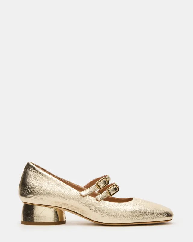 STAFFORD GOLD LEATHER sold by Steve Madden