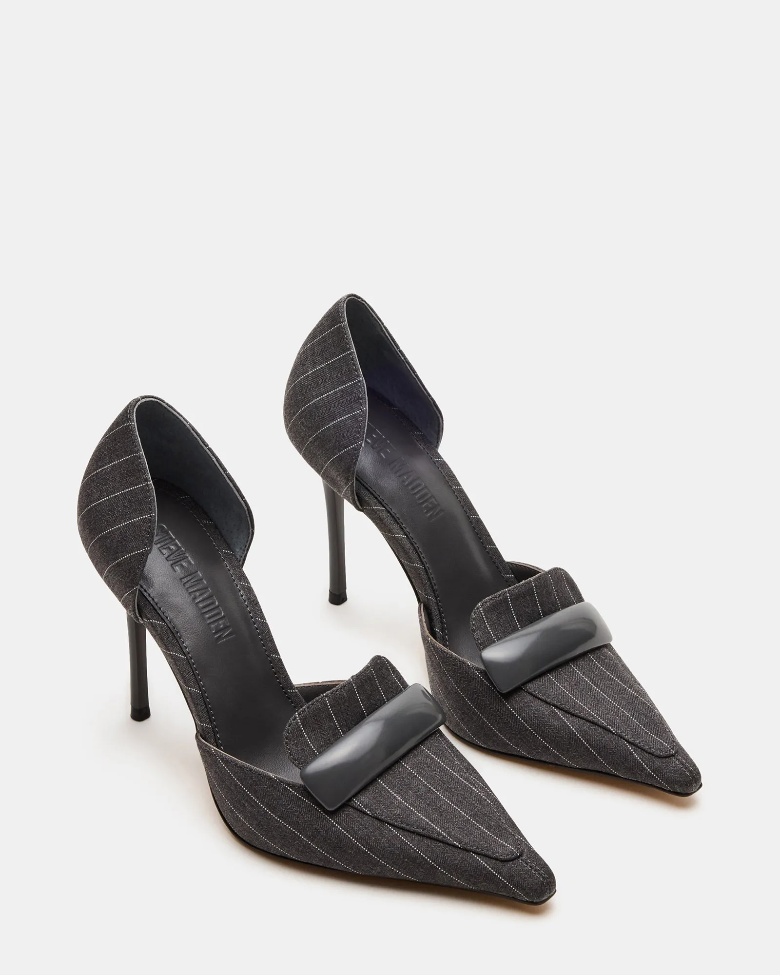 DELPHINI GRAY PINSTRIPE sold by Steve Madden product image thumbnail 2
