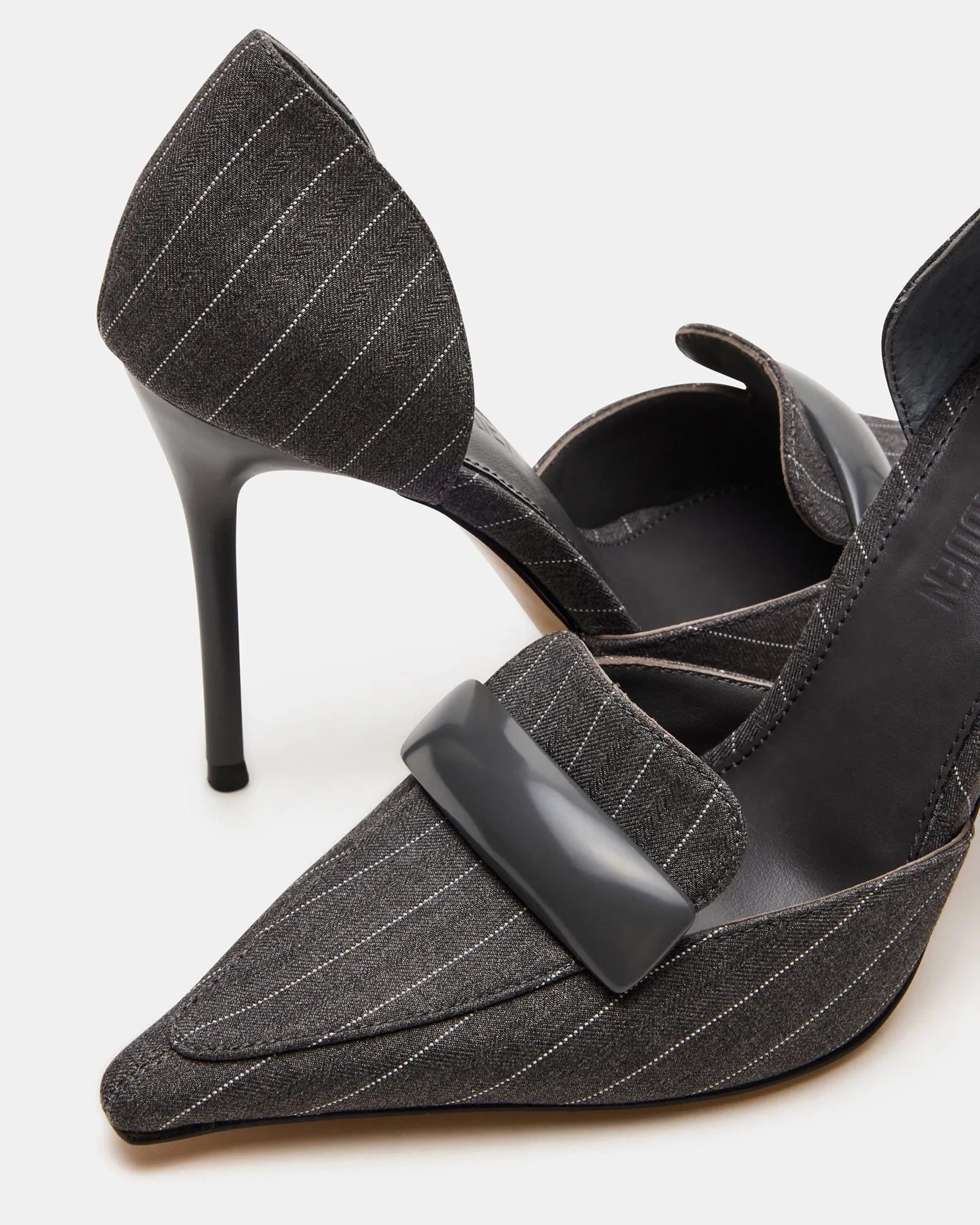 DELPHINI GRAY PINSTRIPE sold by Steve Madden product image thumbnail 3