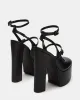 SCOTLYN BLACK LEATHER sold by Steve Madden