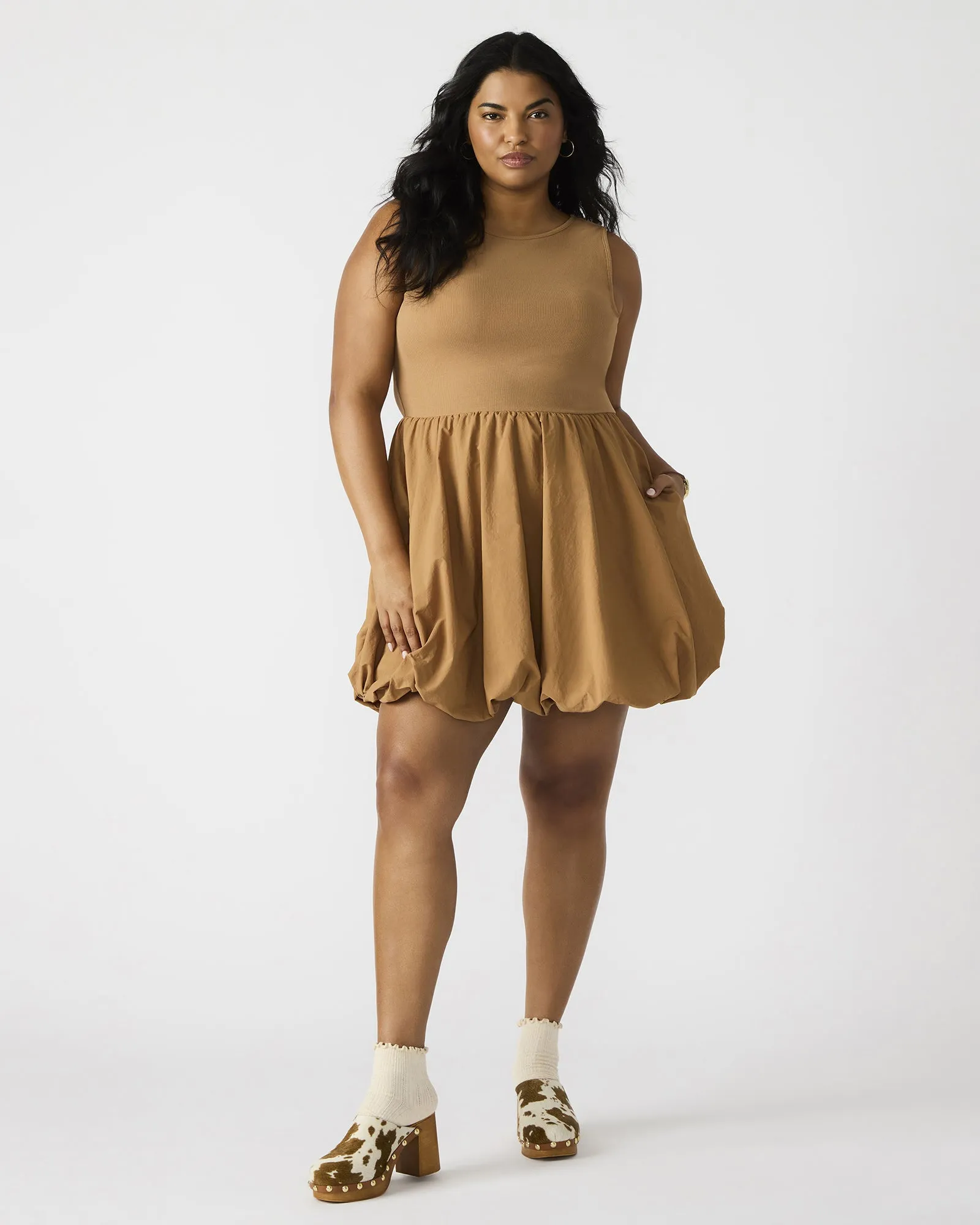 PALERMO DRESS CARAMEL sold by Steve Madden