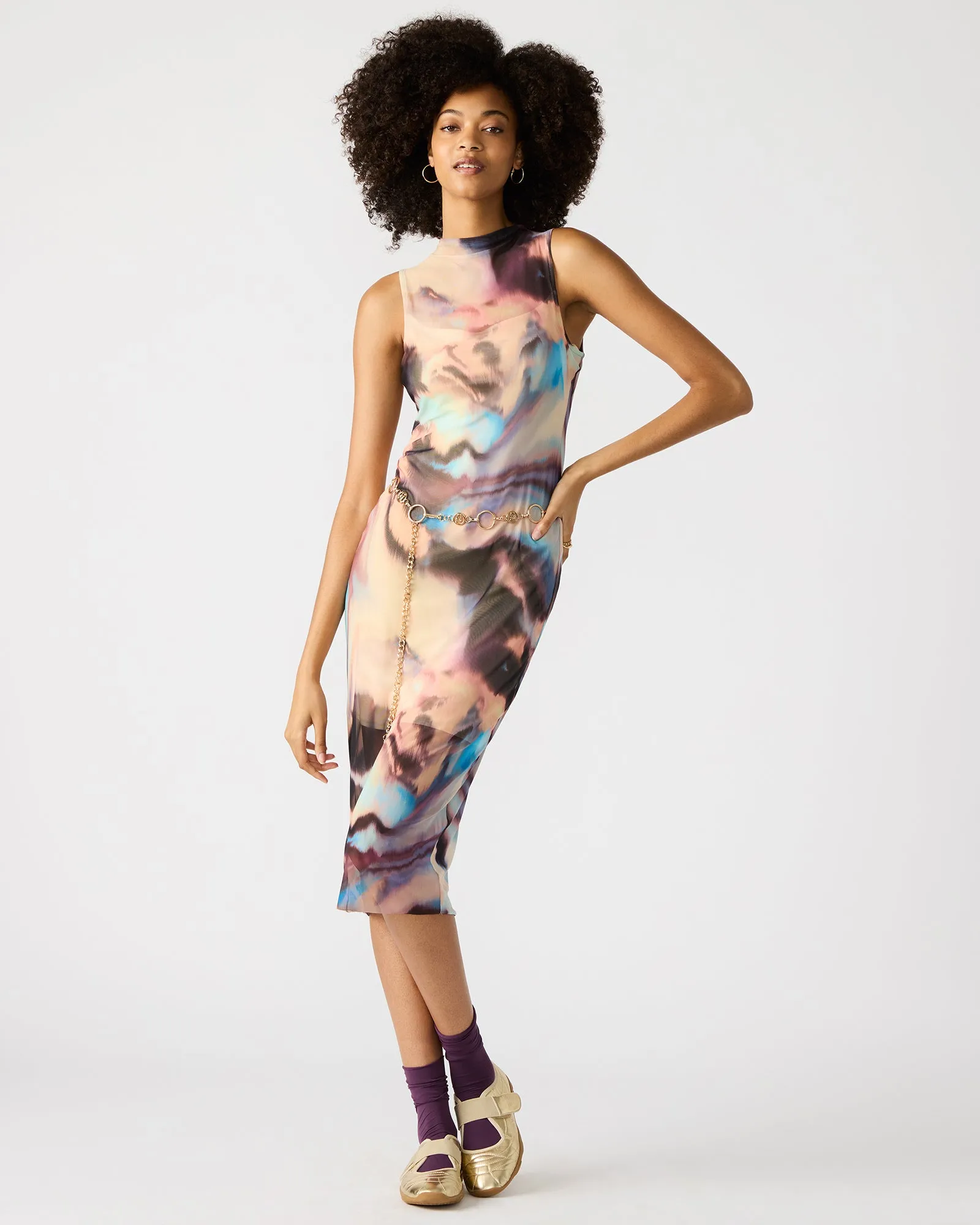 SIDRA DRESS MULTI sold by Steve Madden