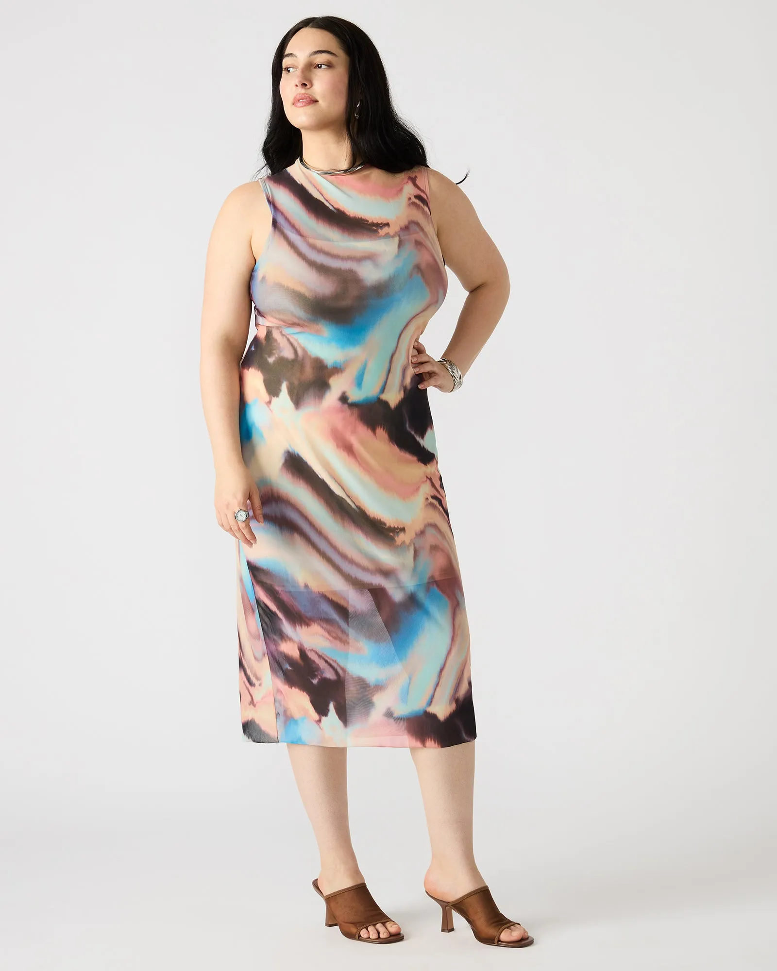 SIDRA DRESS MULTI sold by Steve Madden product image thumbnail 5