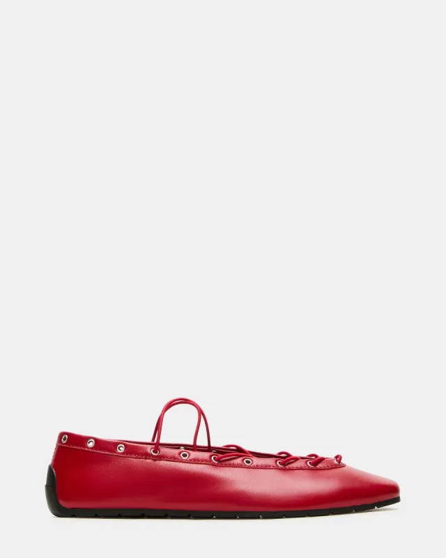 POINTE RED LEATHER sold by Steve Madden