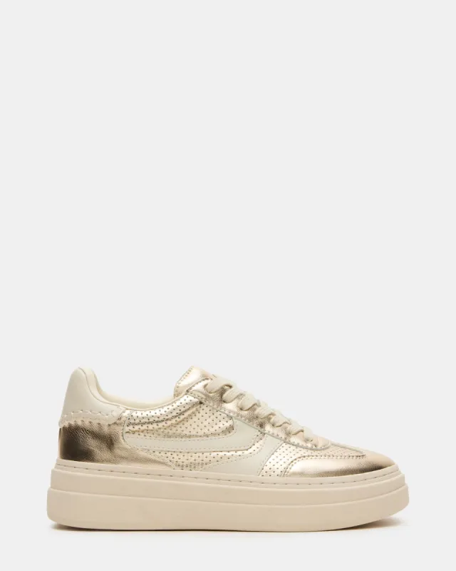 DODGE PERFORATED CHAMPAGNE MULTI sold by Steve Madden