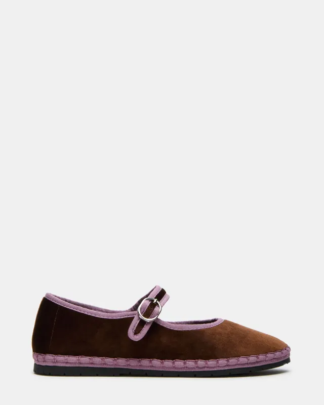 BONBON BROWN VELVET sold by Steve Madden