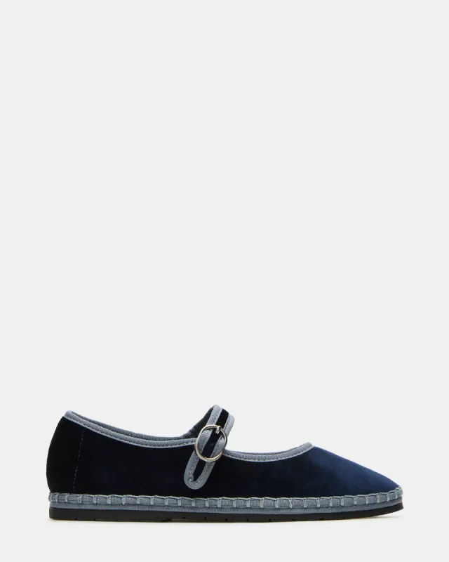 BONBON BLUE VELVET sold by Steve Madden