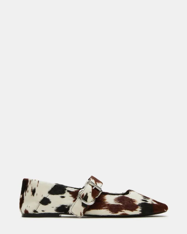JENNI BROWN COW PRINT sold by Steve Madden