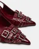 RIVVY RED CROCODILE sold by Steve Madden