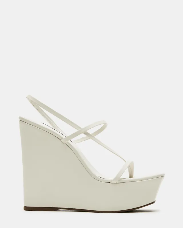 AMORA WHITE LEATHER sold by Steve Madden