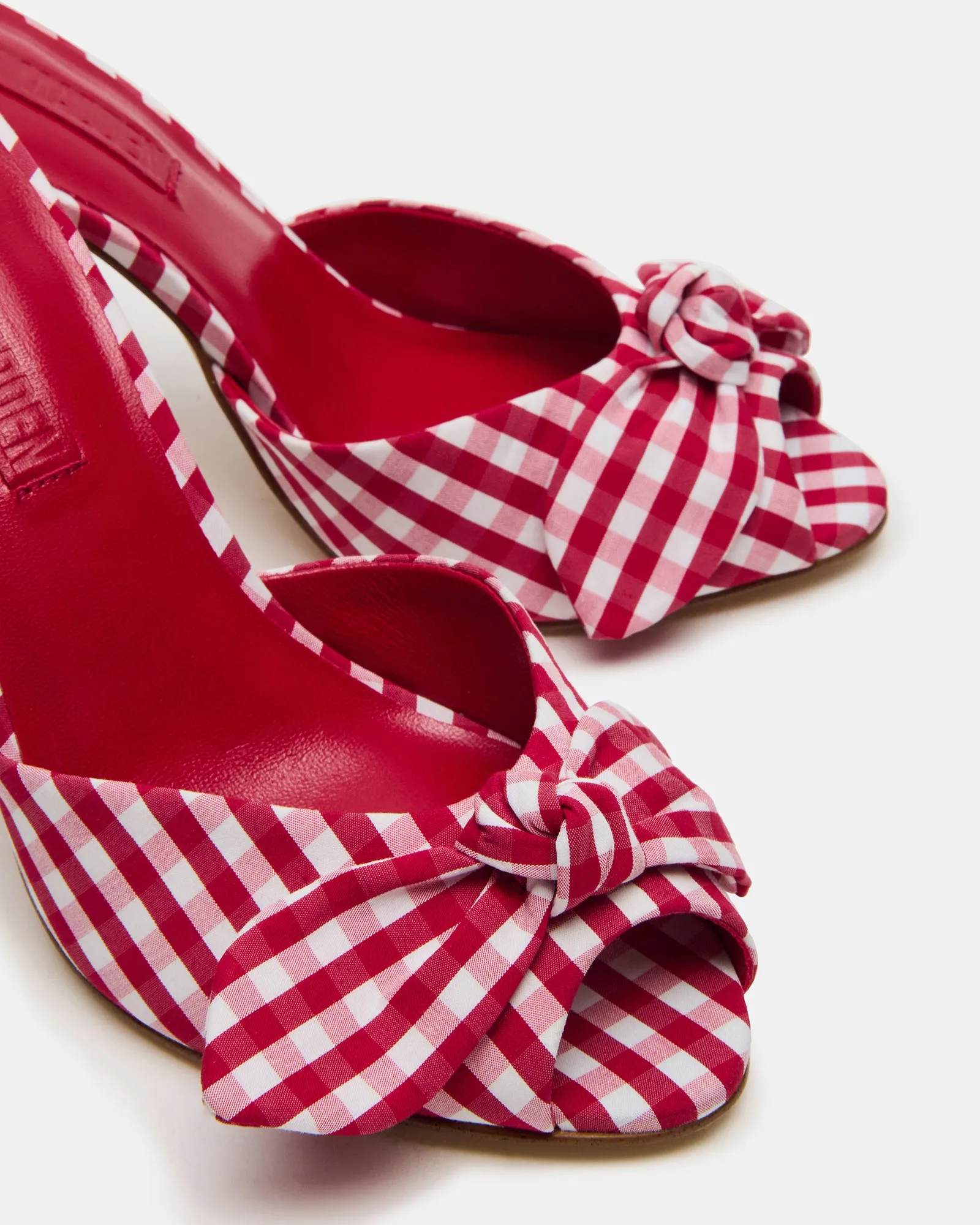 DAPPER RED GINGHAM sold by Steve Madden product image thumbnail 3