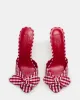 DAPPER RED GINGHAM sold by Steve Madden