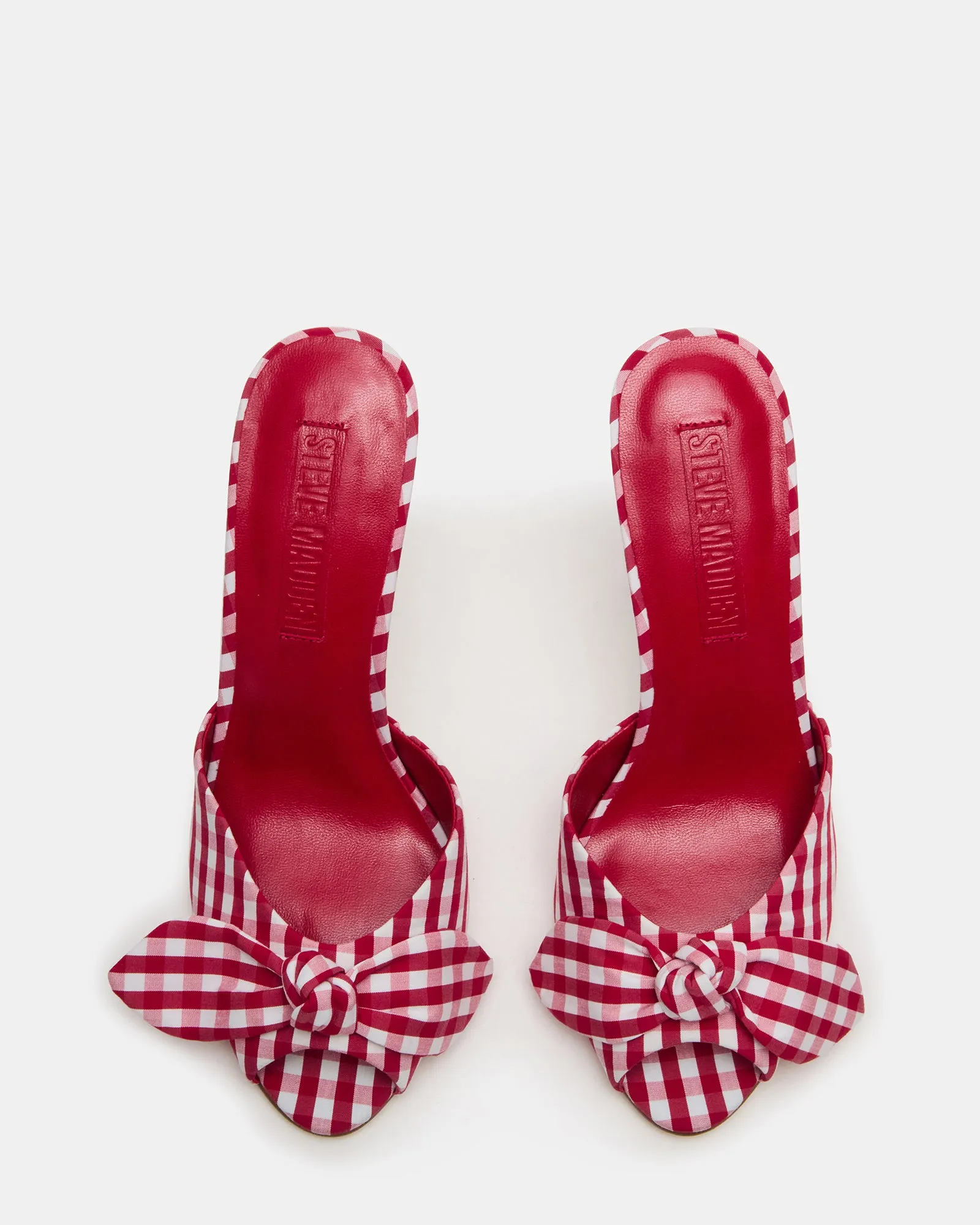 DAPPER RED GINGHAM sold by Steve Madden product image thumbnail 4