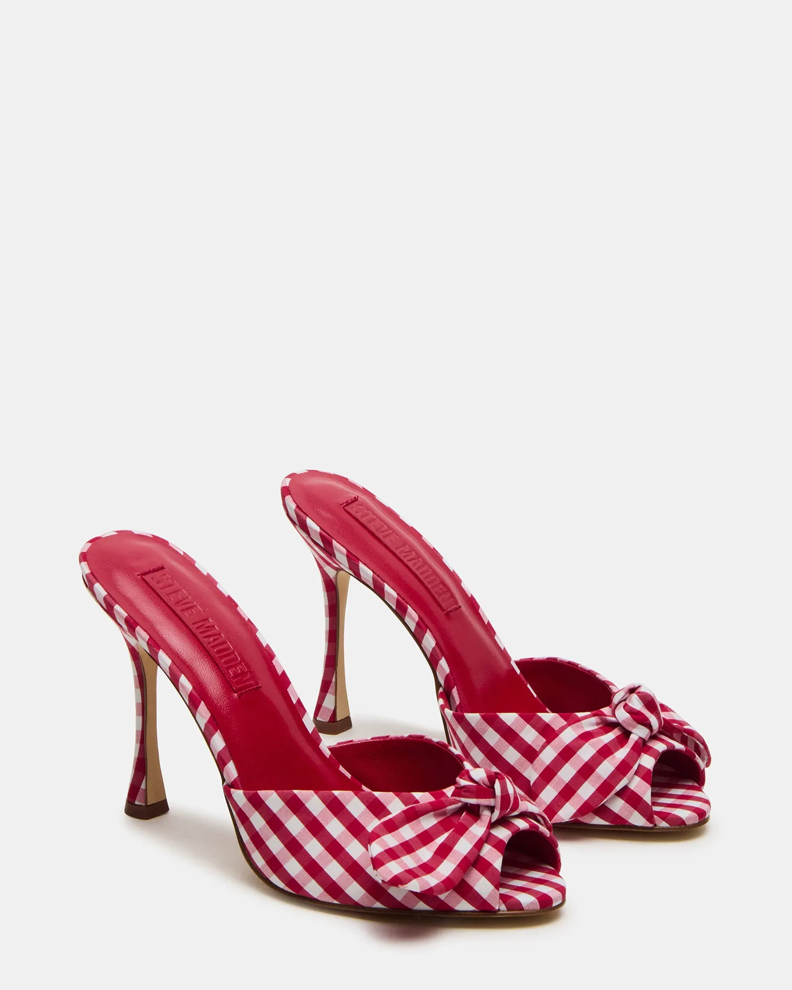 DAPPER RED GINGHAM sold by Steve Madden product image thumbnail 2
