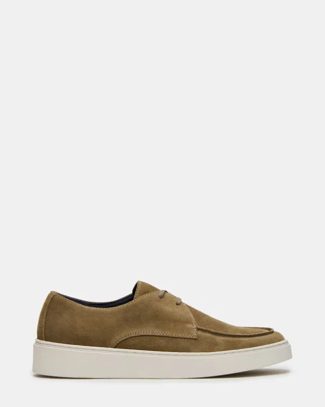 FRANKK TAUPE SUEDE sold by Steve Madden