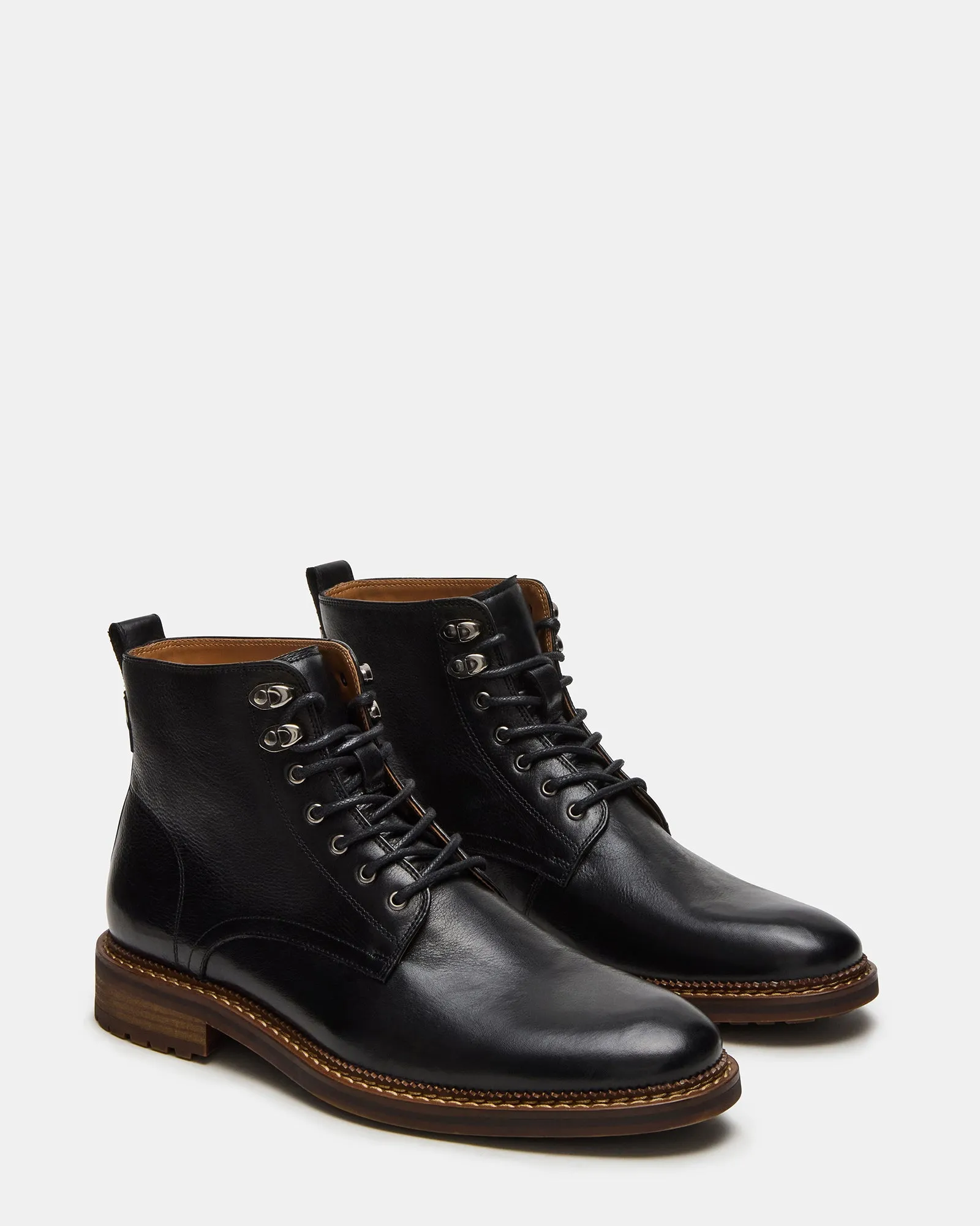 NOBY BLACK LEATHER sold by Steve Madden product image thumbnail 2