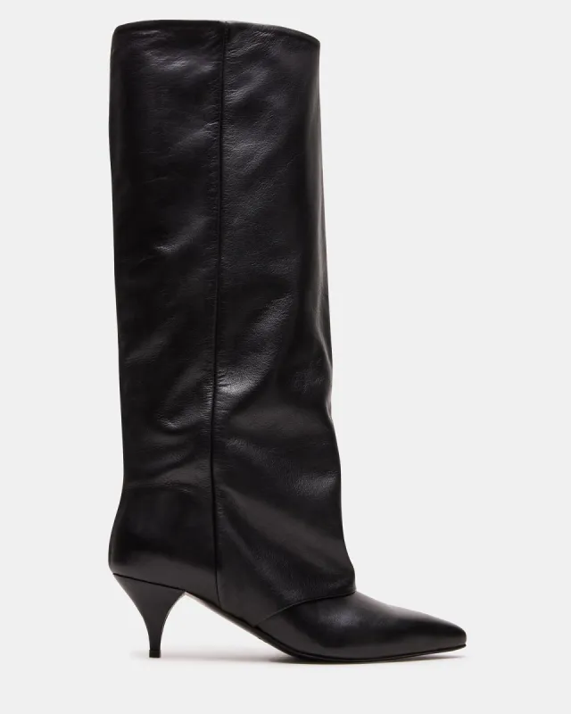 SHAI BLACK LEATHER sold by Steve Madden