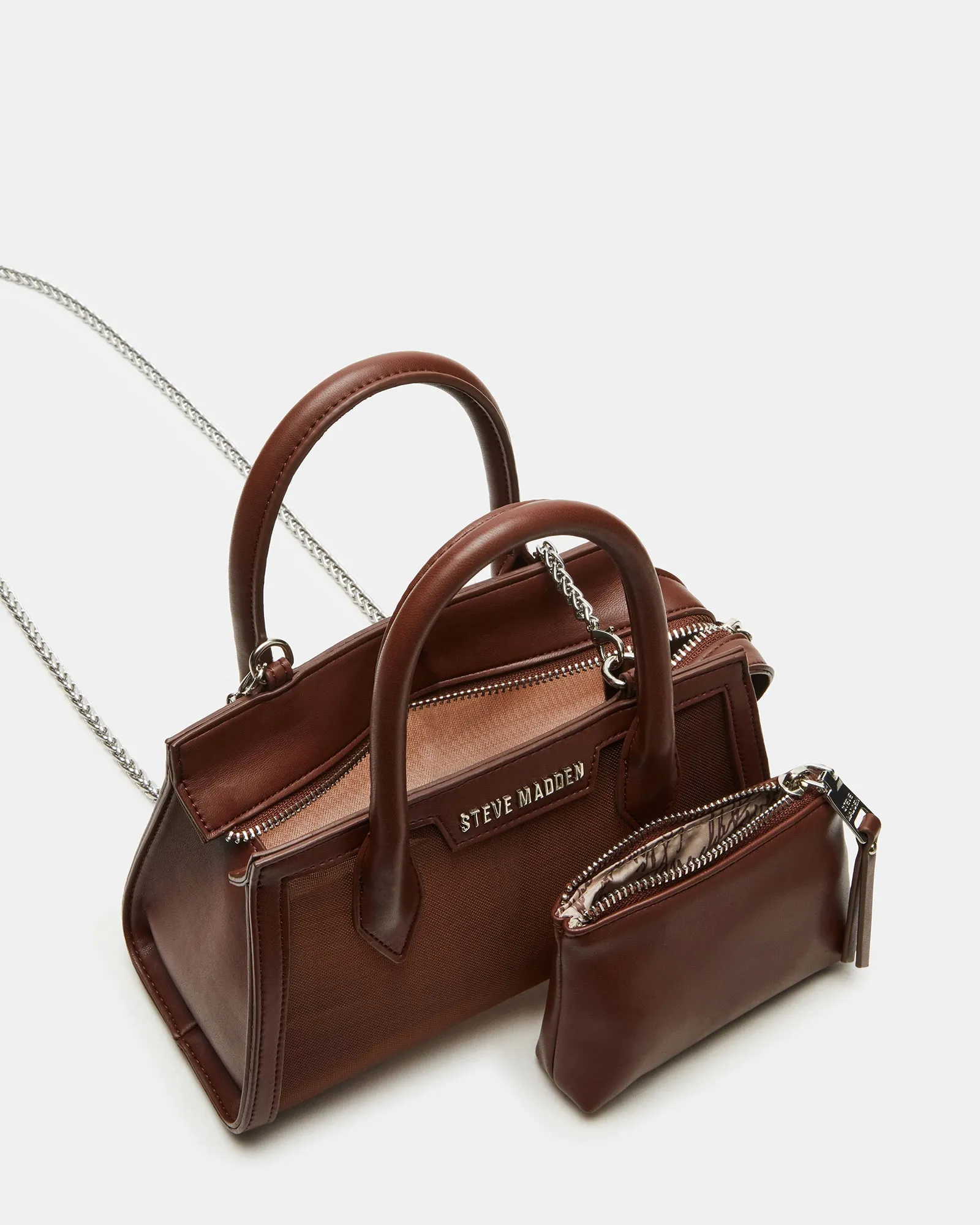 PEACHY BAG BROWN MULTI sold by Steve Madden