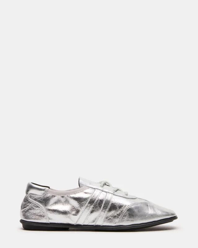 GLINT SILVER LEATHER sold by Steve Madden
