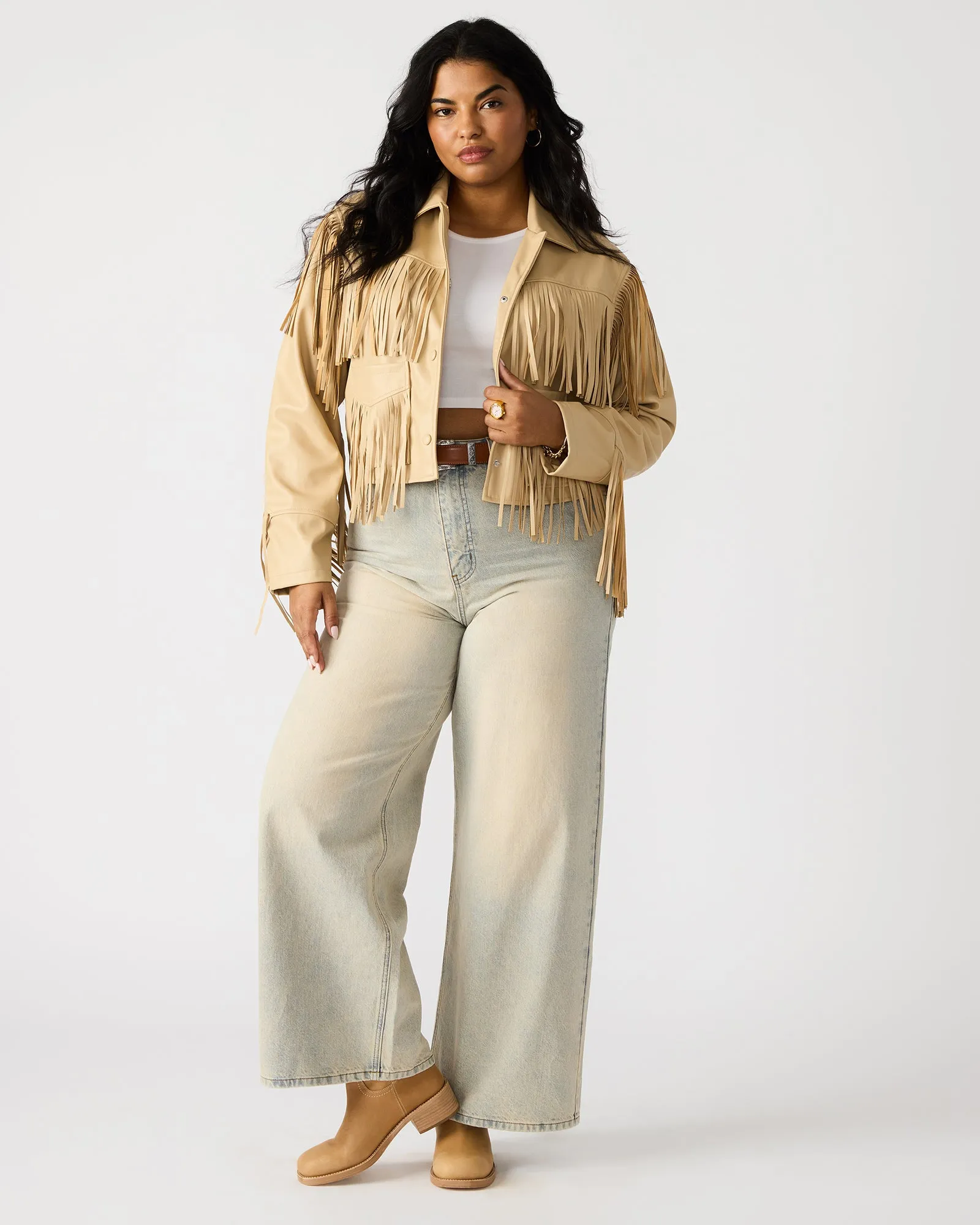 HALIA JACKET TAN sold by Steve Madden product image thumbnail 5