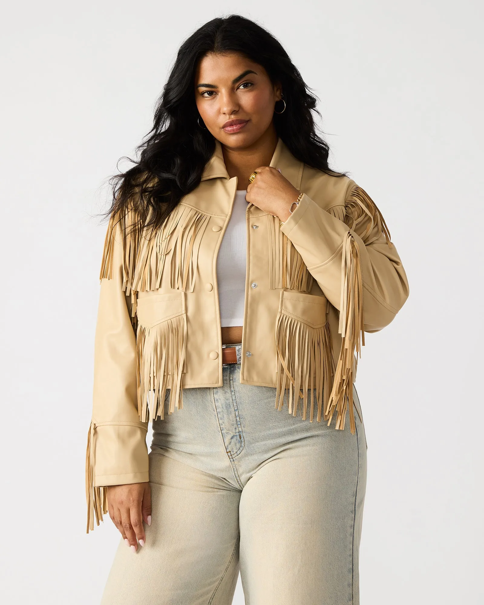 HALIA JACKET TAN sold by Steve Madden product image thumbnail 2