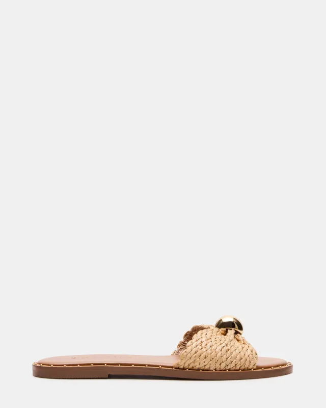 DIPSY NATURAL RAFFIA sold by Steve Madden
