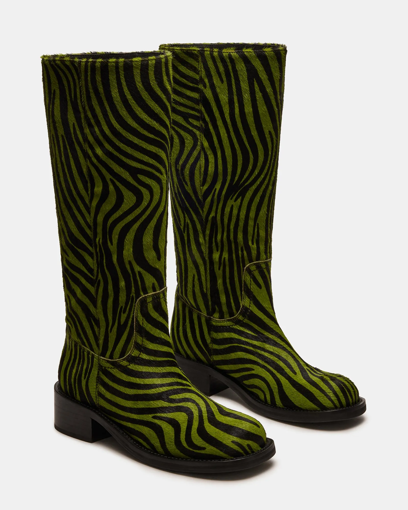 RIGGS GREEN ZEBRA PRINT sold by Steve Madden product image thumbnail 2