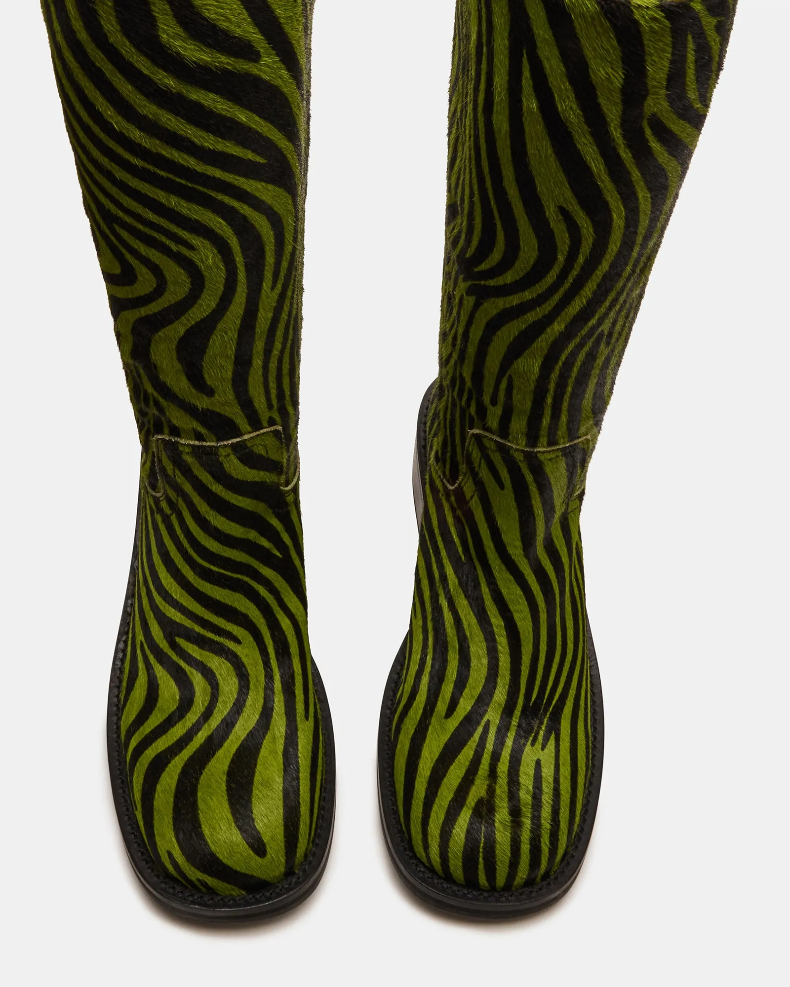 RIGGS GREEN ZEBRA PRINT sold by Steve Madden product image thumbnail 4