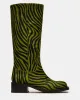 RIGGS GREEN ZEBRA PRINT sold by Steve Madden