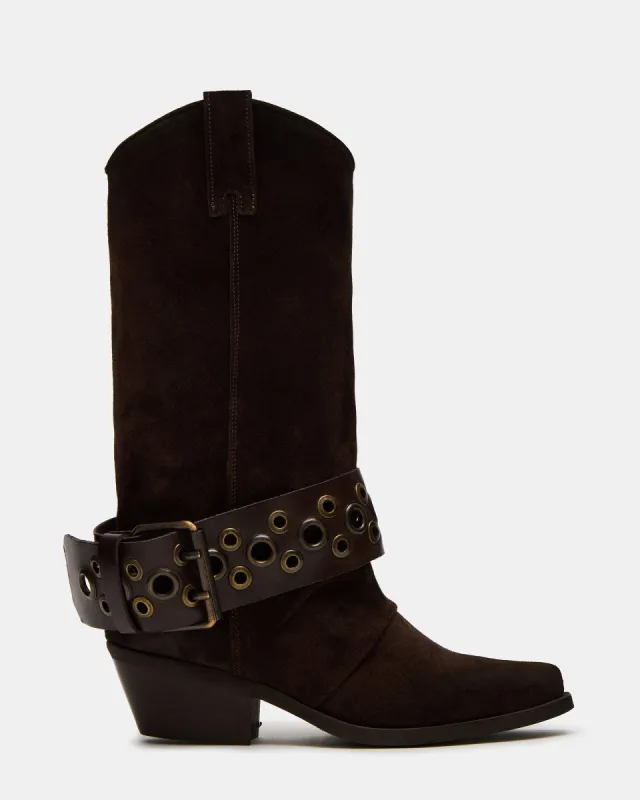 ROXBURY BROWN SUEDE sold by Steve Madden