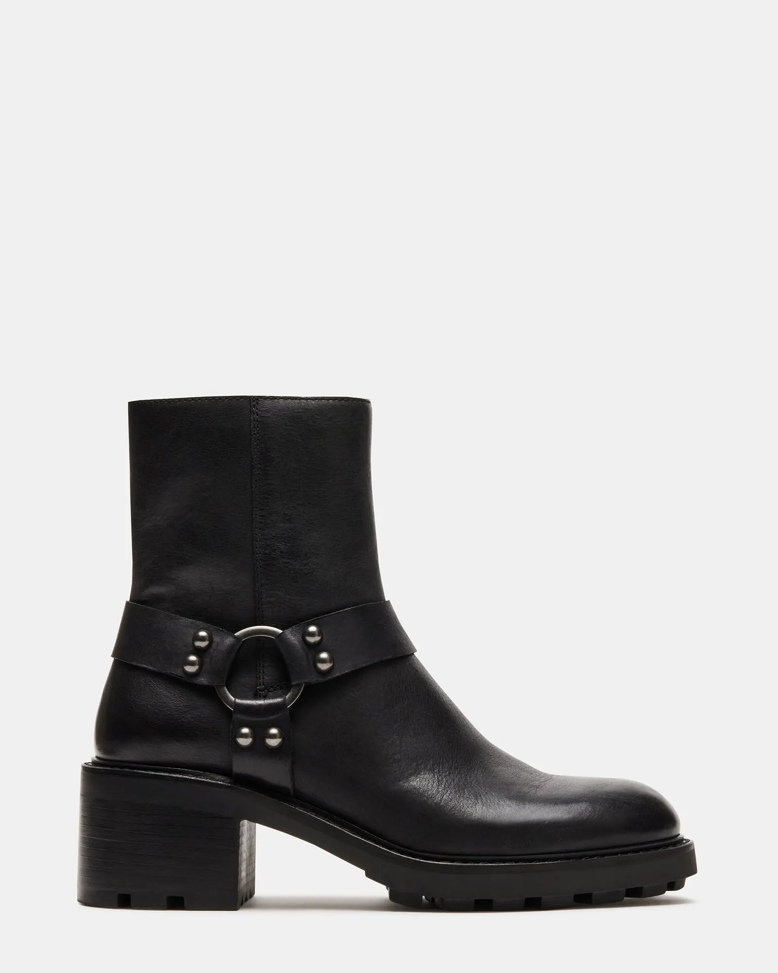 CORDELIA BLACK LEATHER - SM REBOOTED sold by Steve Madden