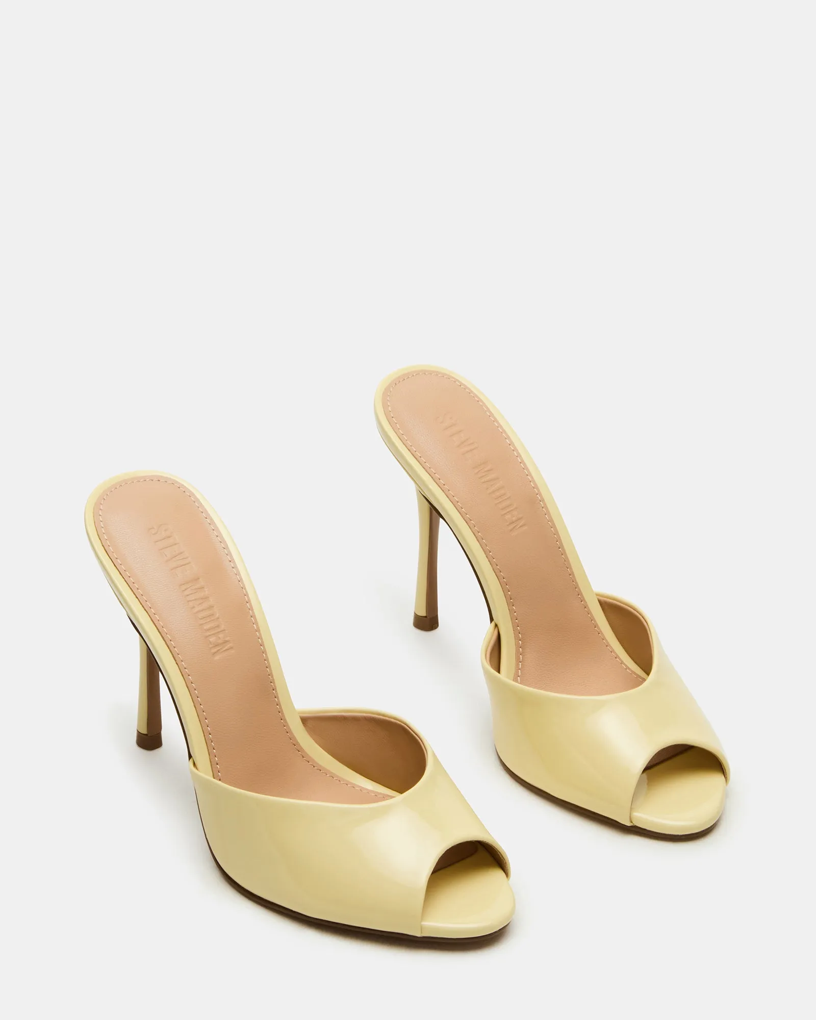 関税なし♪【Steve Madden】Priya プリヤ★ サンダル PRIYA White Patent Women's Mule – Steve Madden