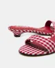 BERRY RED GINGHAM sold by Steve Madden