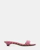 BERRY RED GINGHAM sold by Steve Madden