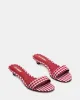 BERRY RED GINGHAM sold by Steve Madden