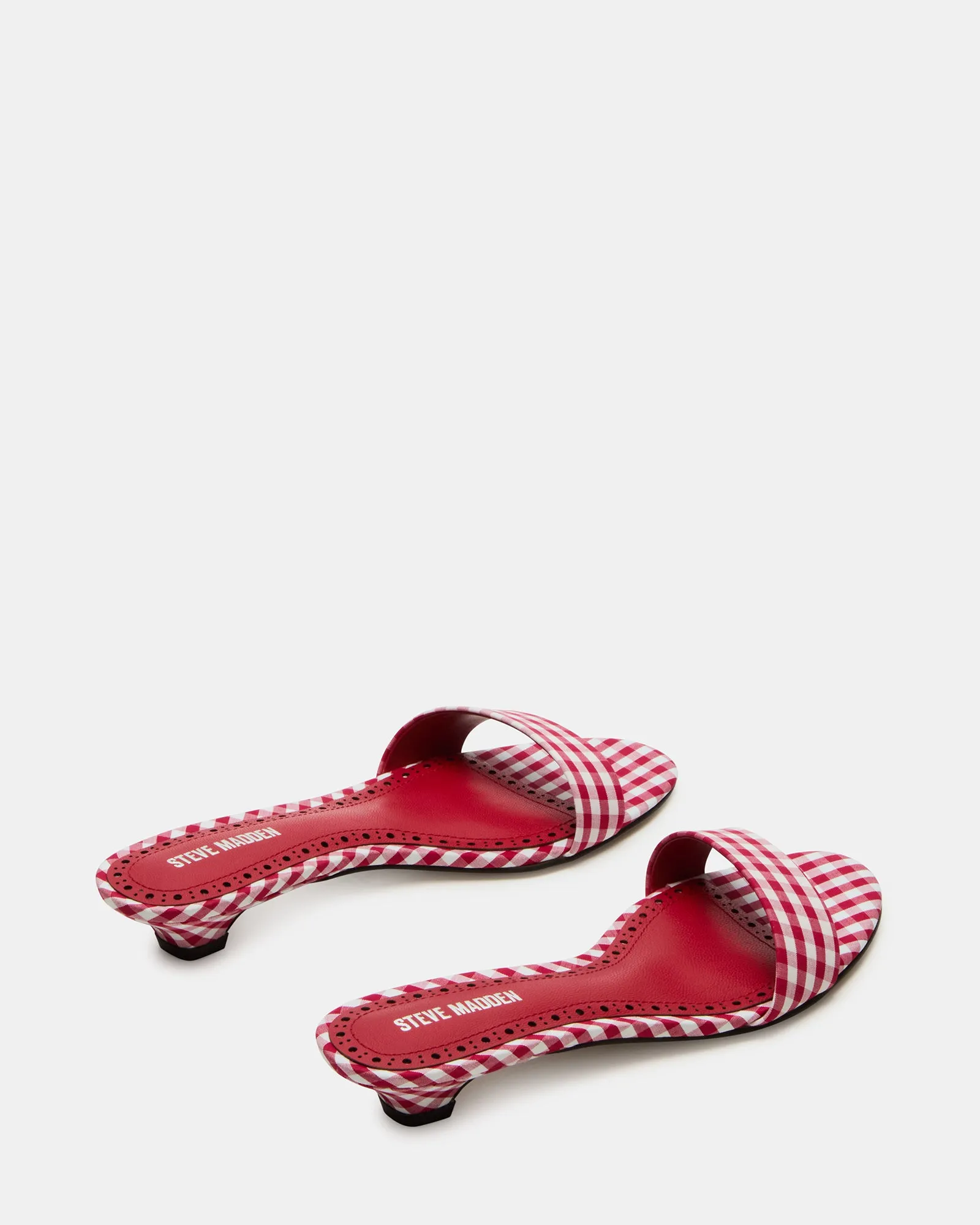 BERRY RED GINGHAM sold by Steve Madden product image thumbnail 5