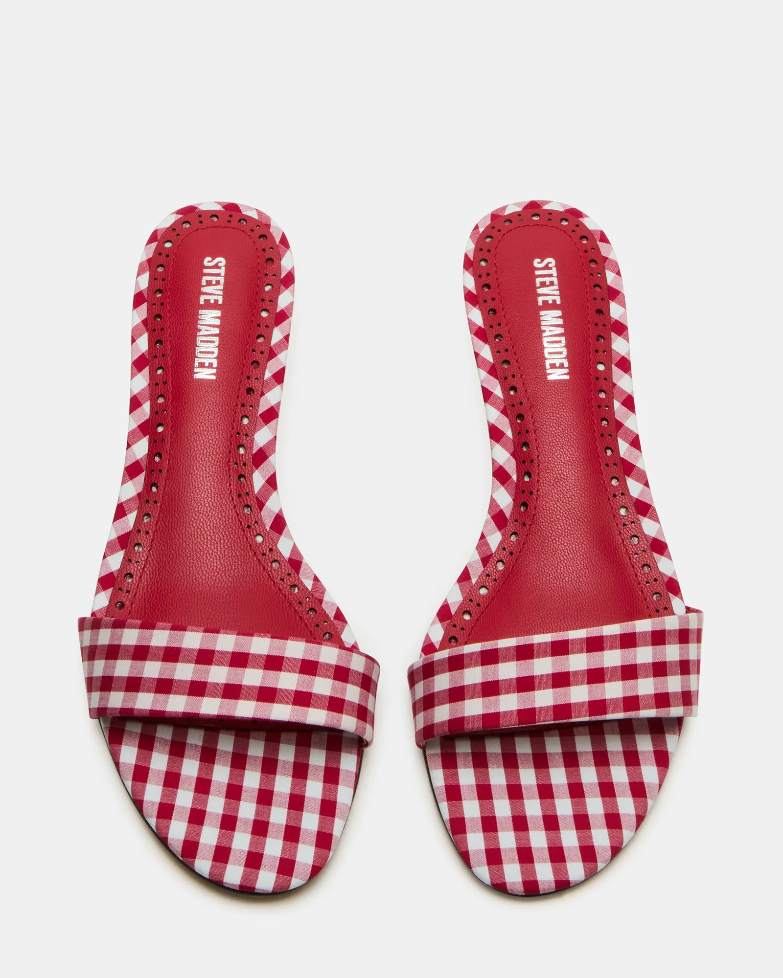 BERRY RED GINGHAM sold by Steve Madden product image thumbnail 4