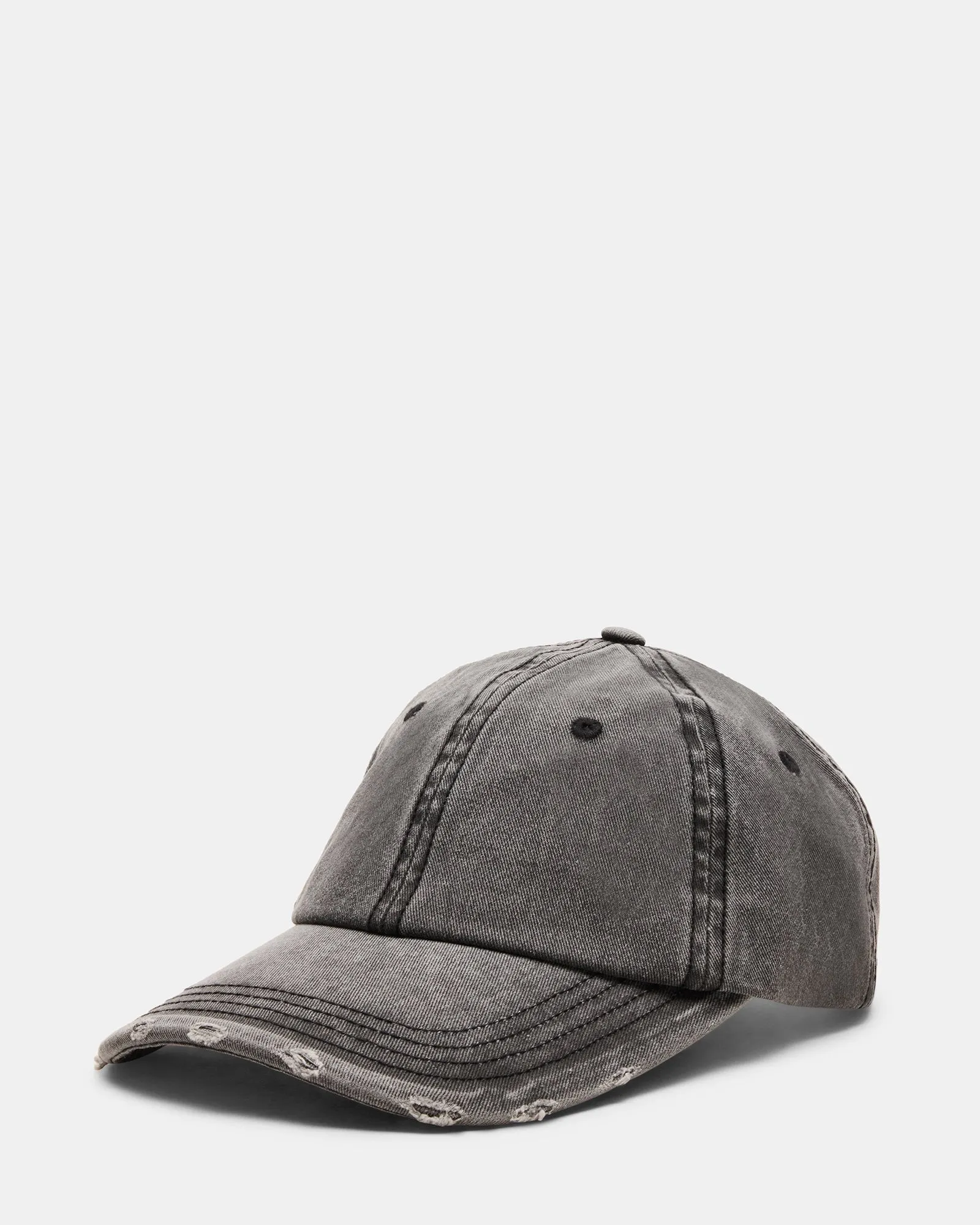 DISTRESSED BASEBALL CAP BLACK sold by Steve Madden product image thumbnail 3