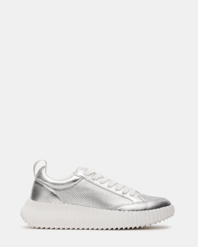 SHOCK SILVER LEATHER - SM REBOOTED sold by Steve Madden