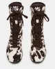 PAXTIN BROWN COW PRINT sold by Steve Madden