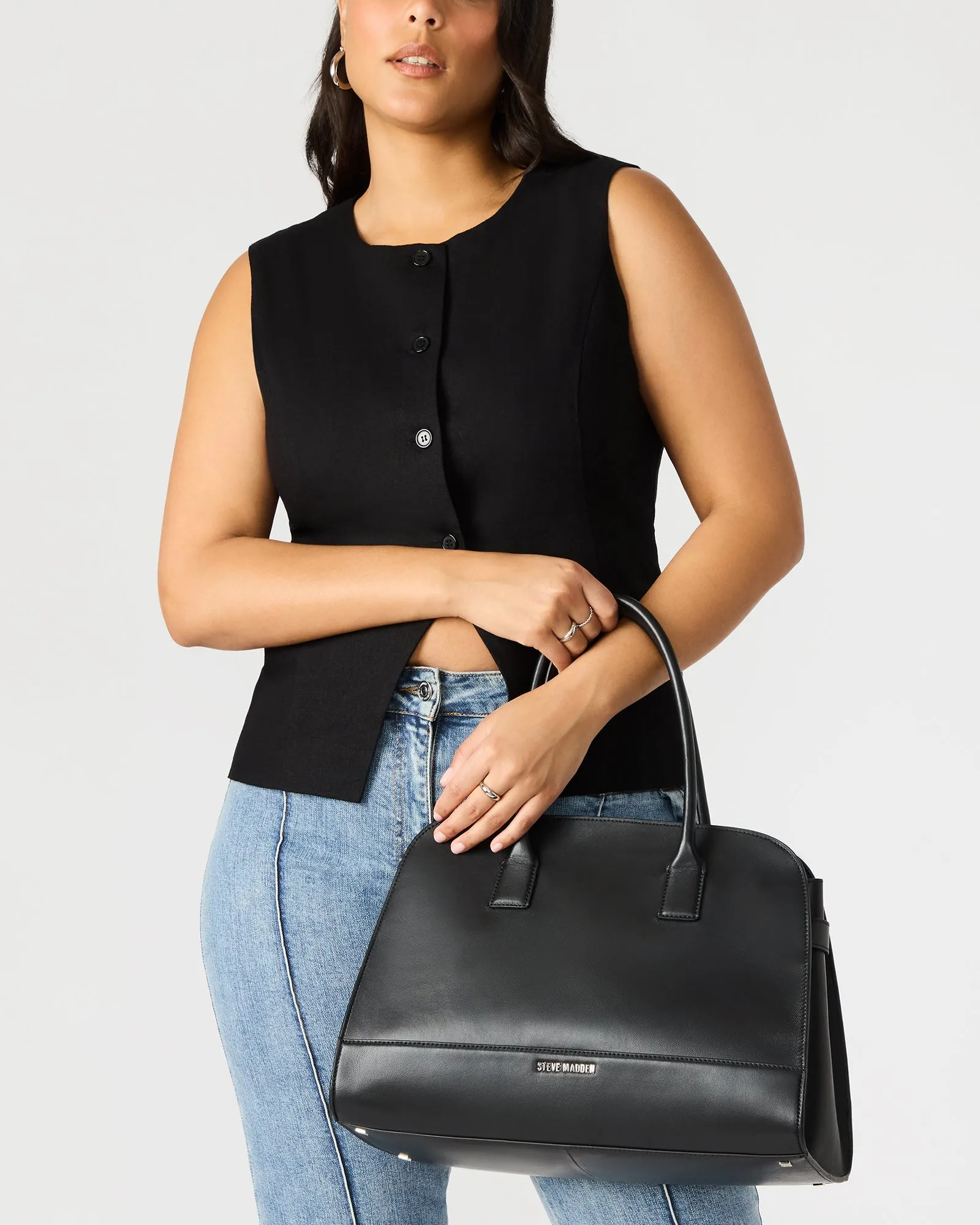 HEIDEE BAG BLACK LEATHER sold by Steve Madden product image thumbnail 2