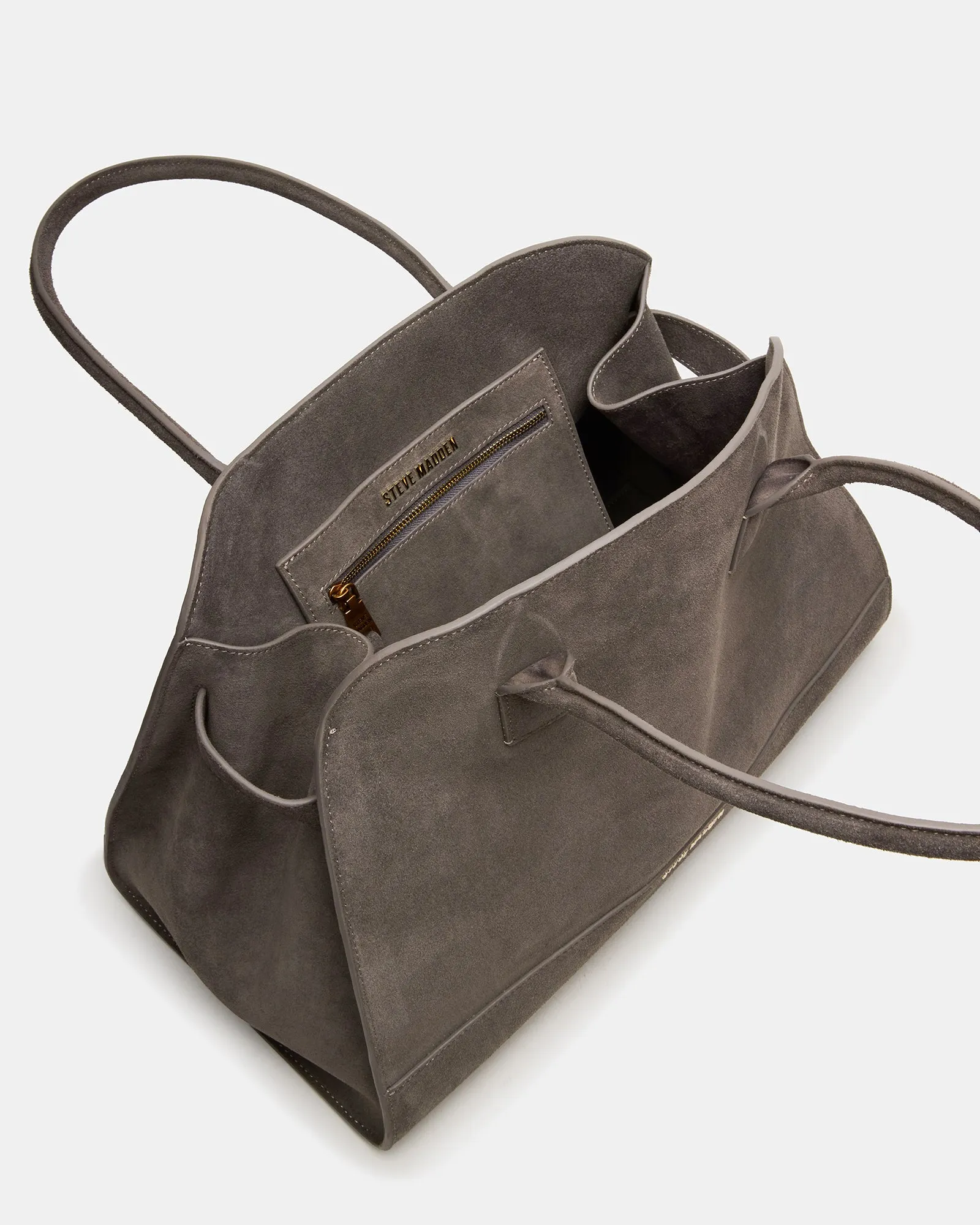 HEIDEE BAG GREY SUEDE sold by Steve Madden product image thumbnail 5