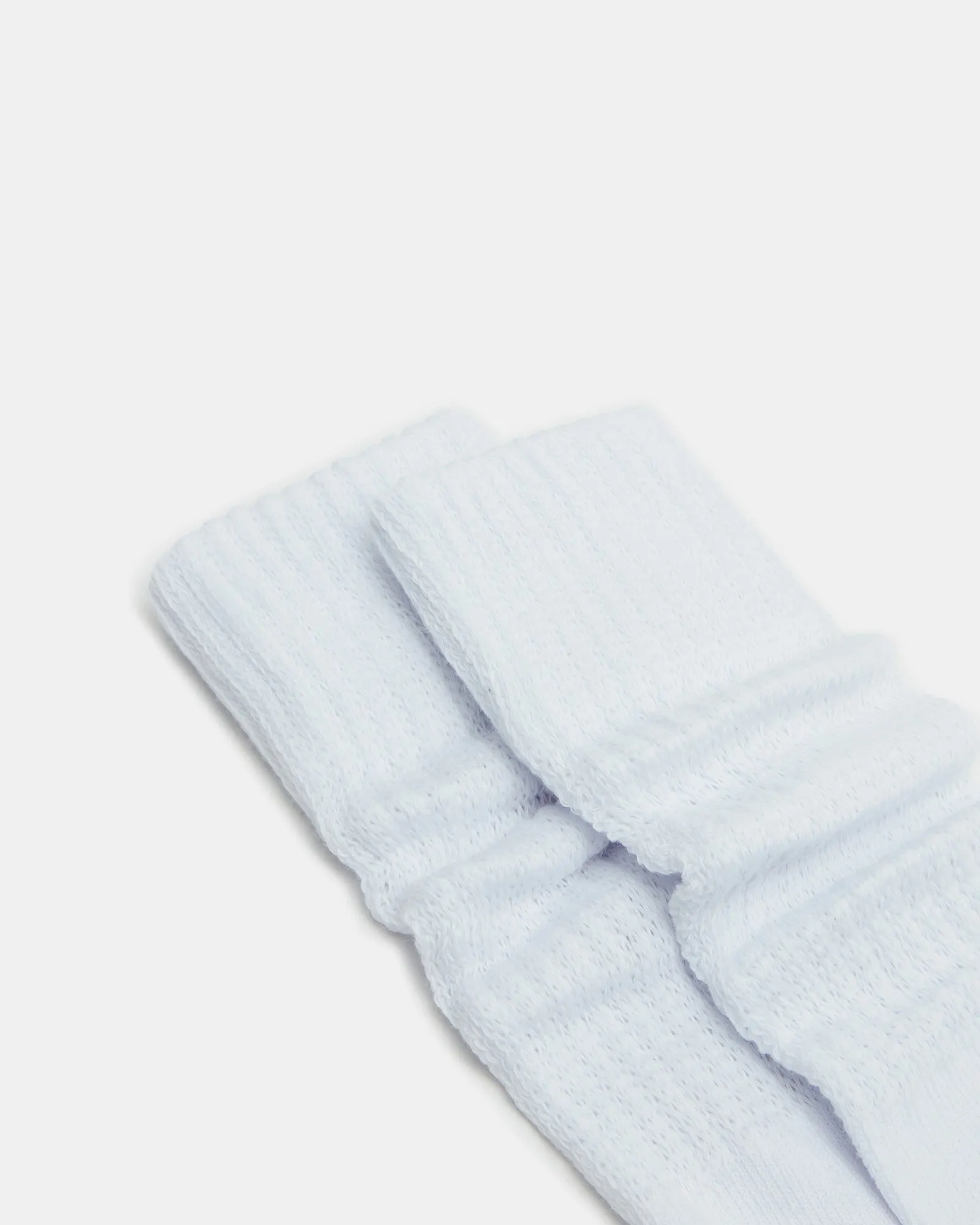 2 PACK SLOUCHY CREW SOCKS WHITE sold by Steve Madden product image thumbnail 2