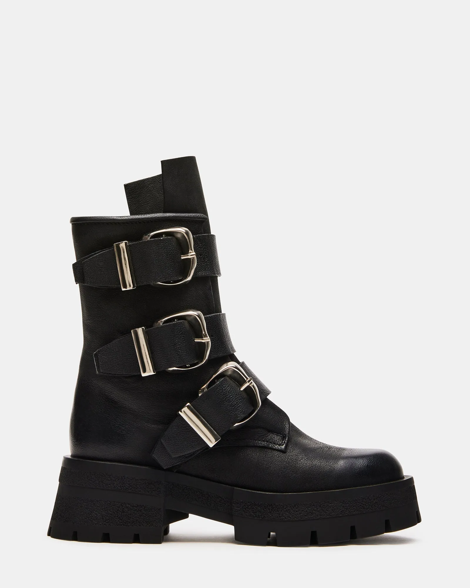 ROLAND BLACK LEATHER - SM REBOOTED sold by Steve Madden